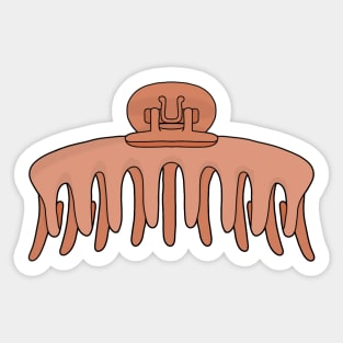 Hair Claws Clip Sticker